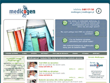 Tablet Screenshot of medicogen.pl